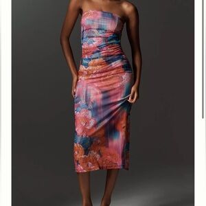 Anthropologie Multicolor Floral Dress